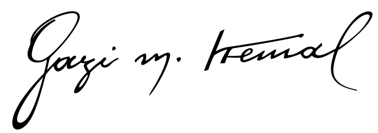K ataturk imza png